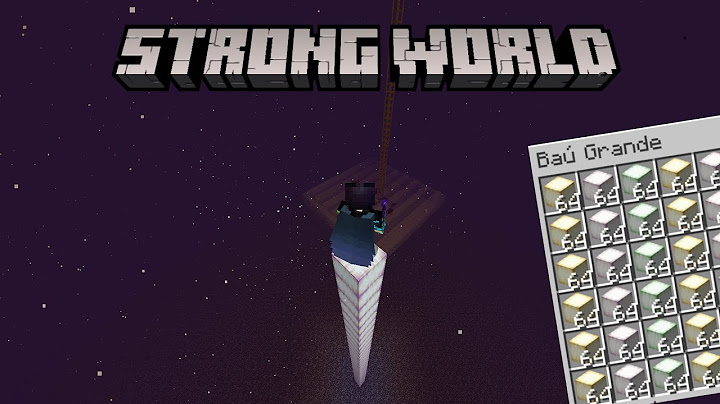 Fiz uma Farm de Anfibrilho que gera 8K de itens por hora Minecraft: Strong World 128