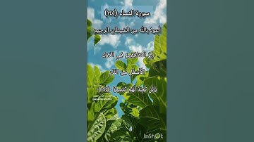 سورة النساء الآية ١٤٥