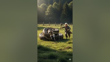 거대 뱀과 할머니의 사투, 그 결말은? | Giant Snake vs Grandmother, Who Won? | 巨大ヘビとおばあさんの戦い、その結末は？
