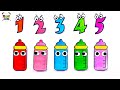 Colors Finger Family Song, Five little monkeys song - Nursery Rhymes &amp; Cute Songs | Xavi ABC