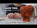 Create an Epic Clay Planter Without Breaking the Bank! DIY Clay Plant Pot