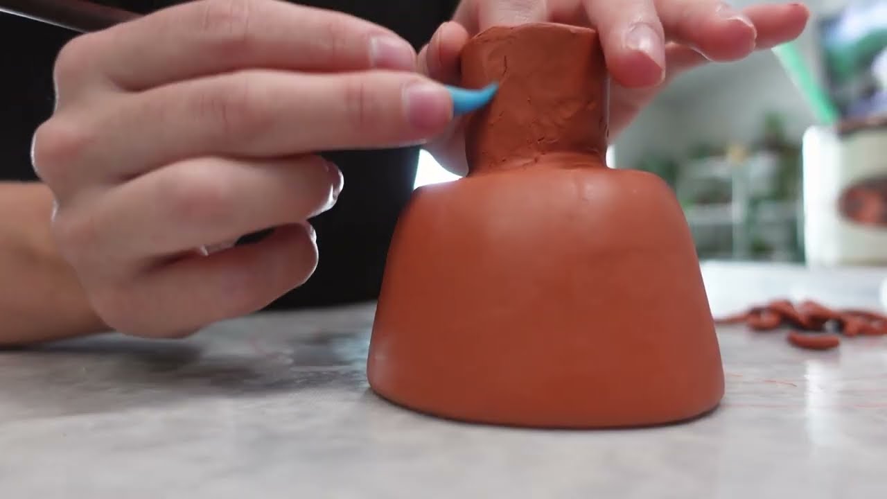 How I make my own clay pots at home 