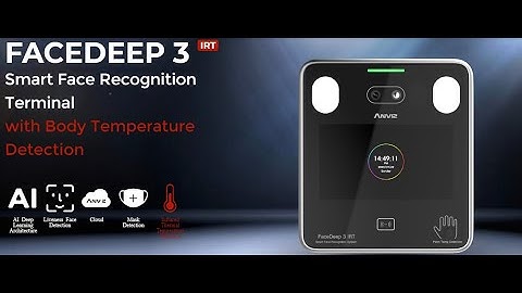 Anviz FaceDeep 3 IRT + CrossChex Cloud -  Mask and Temperature Detection