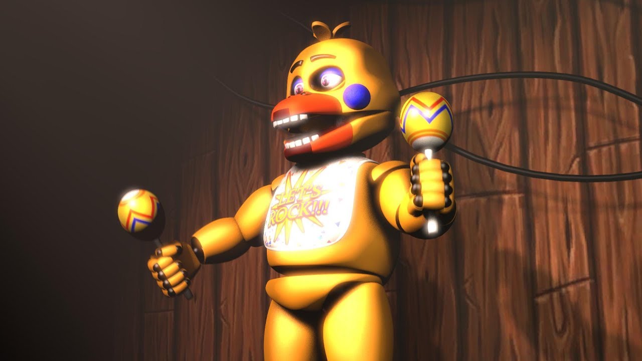 SFM FNAF] FNAF 6 Ultimate Custom FUNTIME CHICA New Age Rockstar (4K  SALVAGE) Jumpscare 😁😱😅 