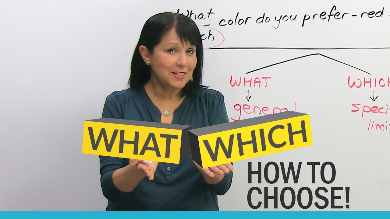 ⁣"WHAT" or "WHICH"? Learn how to choose!