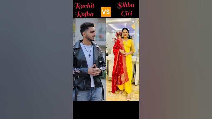 #rachitrojha 🆚 #sibbugiri  #shorts #biography #comparison