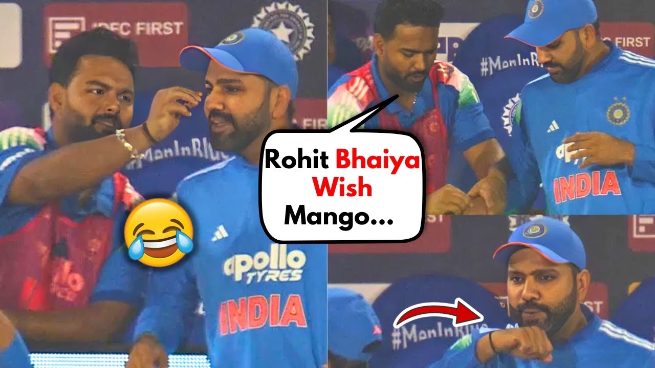 😂"Rohit Bhaiya Wish Mango" Rishab Pant and Rohit sharma Funny Moment | SA Vs IND Match Highlights 