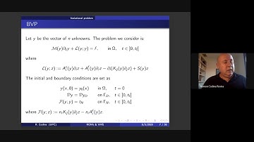 [07/05/2020] CIMNE Seminar by R. Codina; "Reduced Order Models and the Variational Multi-scale..."