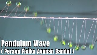 ... bermain sekaligus belajar memang seru, salah satunya adalah dengan
membuat alat peraga fisika seperti pendulum...