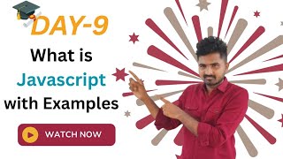 9️⃣Day-9: Introduction to JavaScript | DOM Tree Structure | Variables & Data Types in JS (Telugu)