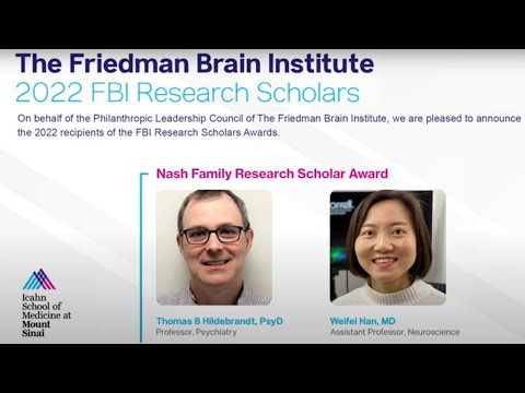 2022 FBI Research Scholars - Thomas B Hildebrandt, PsyD and Weifei Han, MD