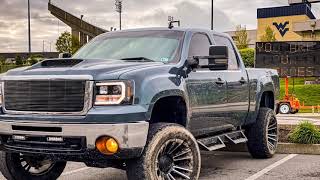 One of a Kind 2013 GMC Sierra custom hood!
