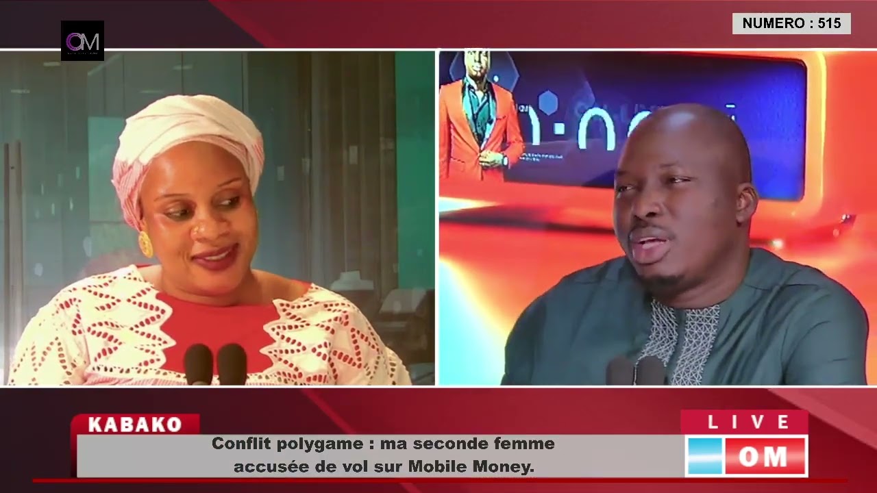 OMLive: #KABAKO - NUMERO : 515 Conflit polygame : ma seconde femme accusée de vol sur Mobile Money.