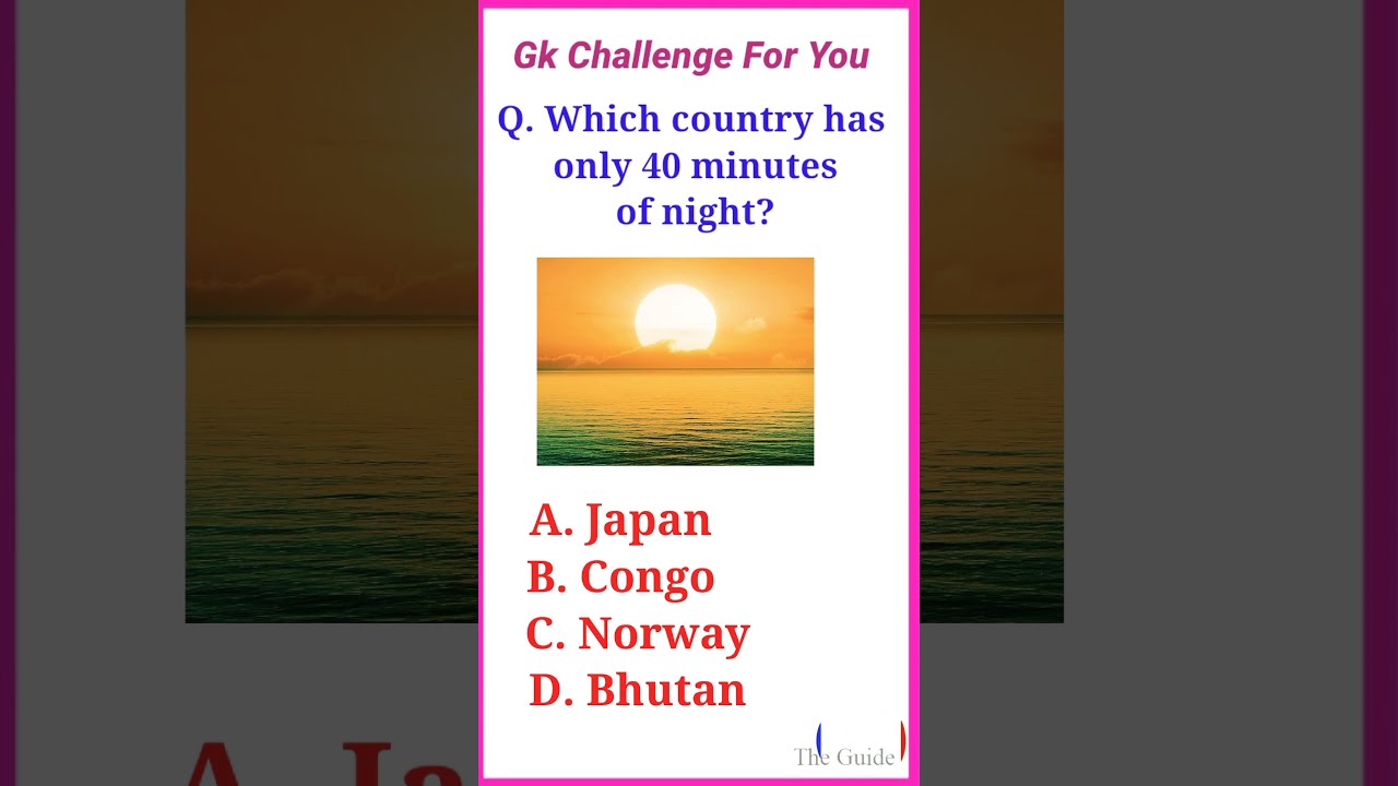 Gk Questions In English Quiz General Knowledge Exam S3