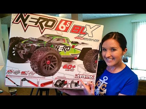 ARRMA Nero 6S Brushless BLX 4WD 1/8 RC Monster Truck RTR Unboxing - TheRcSaylors