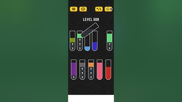 Water sort puzzle level 608