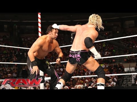 Dolph Ziggler vs. Fandango - Christmas Present on a Pole Match: Raw, Dec. 23, 2013
