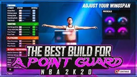 How to create the MOST OVERPOWERED BROKEN BUILD IN NBA 2K20! Best Point Guard build