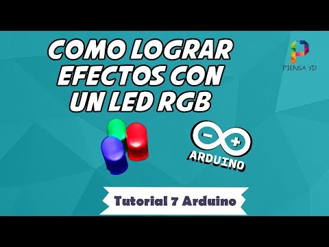 Séptimo tutorial ARDUINO: Efectos con LED RGB