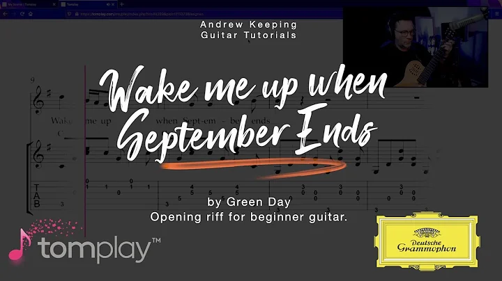 "Wake me up when September Ends" by Greenday- Open...