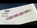 Butterfly Beaded Bracelet || Beebeecraft || DIY Bracelet