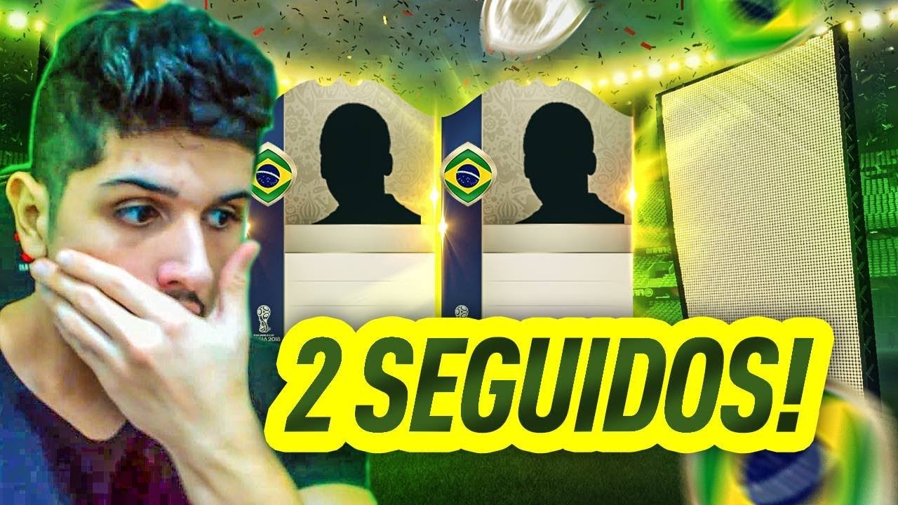 fifa ultimate team 18 MEU DEUS TIREI O PELÉ DUAS VEZES SEGUIDAS NO PACK - FIFA 18 PACK OPENING