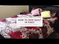 4 ways to keep quilt in place | Quilt cover tricks | How to prevent duvet cover from slipping