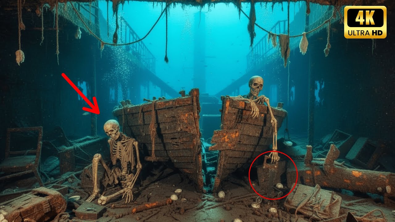 Scenes from the Titanic: the moment they tried to repair the boat to survive.
