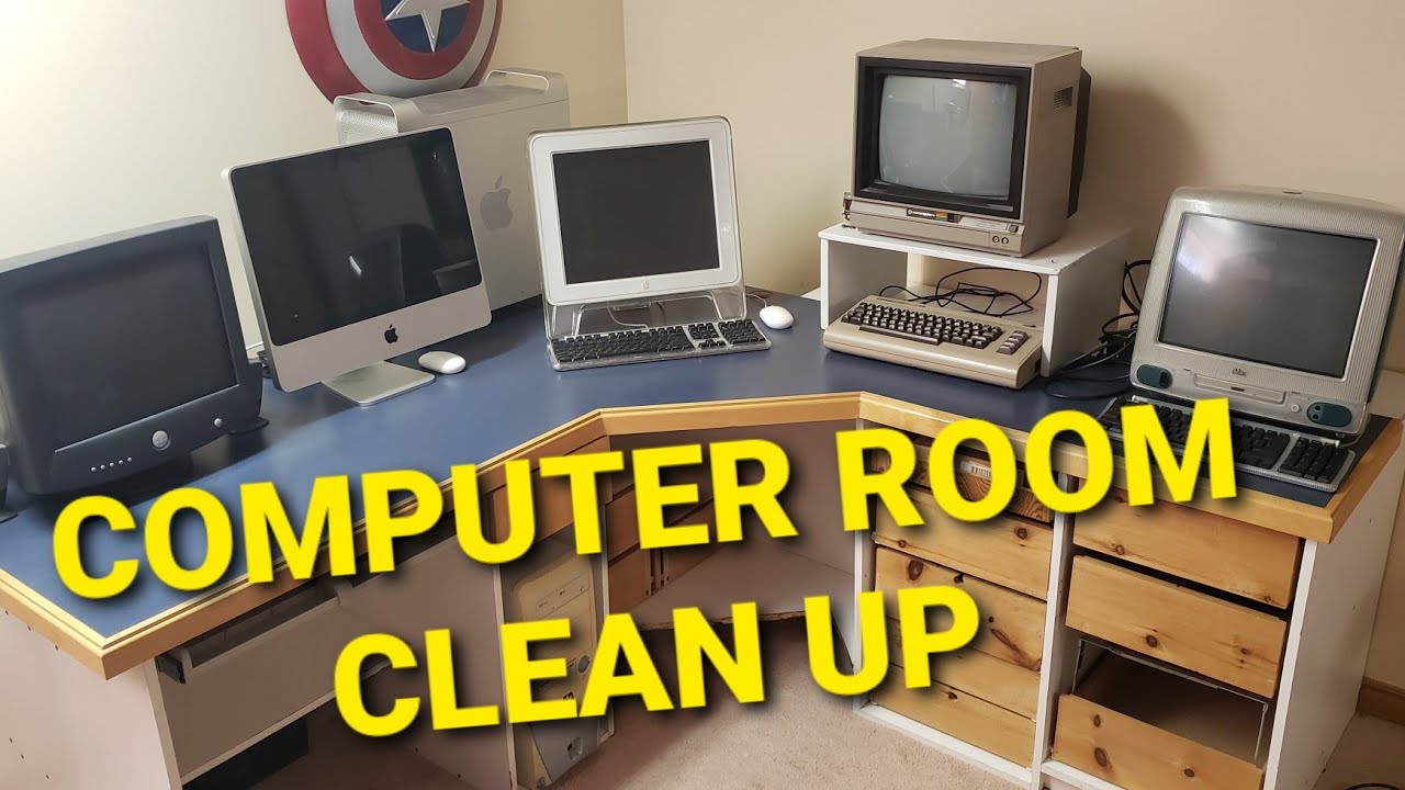Computer Room Makeover Transformation - YouTube