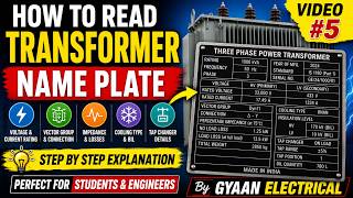 Video#5 Transformer Name Plate Explained in Simple Language