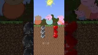 Daddy Pig's Choice #peppapig #minecraft
