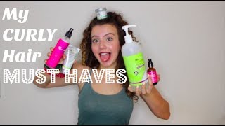 My CURLY Hair MUST HAVES | Lydia Grace