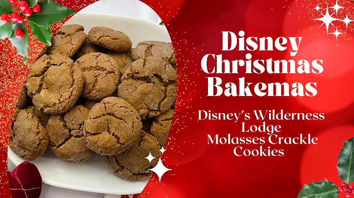 Disney Christmas Bakemas | Molasses Crackle Cookie...