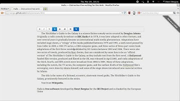 Hallo Editor semantic annotation demo
