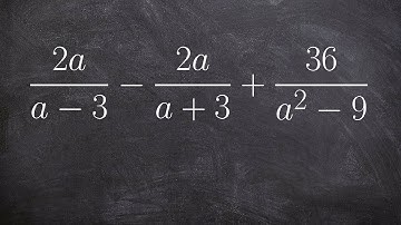 Adding and subtracting three rational expressions