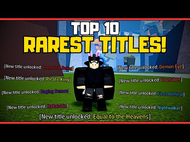 My NEW SECRET TITLE In Blox Fruits (Roblox) 