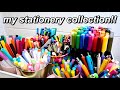 all of my stationery! | pens, brush pens, bullet journaling, and more!