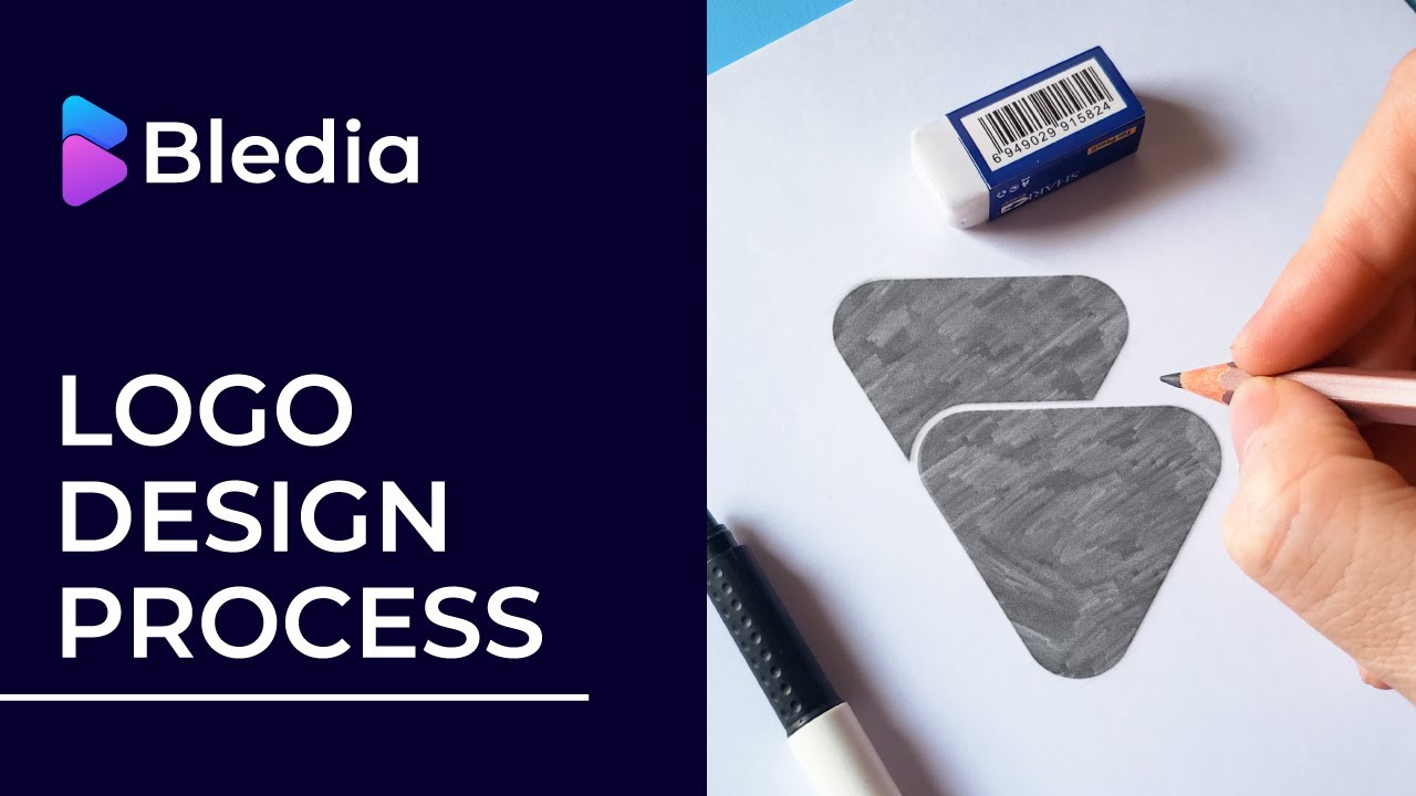 Modern Bledia logo & brand identity, branding design! #dizift
