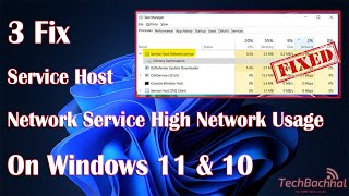 Service Host Network Service High Network Usage Windows 11