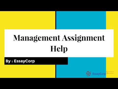 Management Assignment Help | EssayCorp
