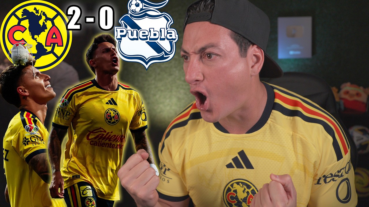 ¡IMPARABLES Y SE QUEDA EL RAYO! América 2-0 Puebla Reacciones