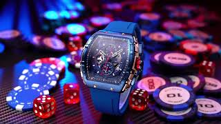 MINI-FOCUS Men's Quartz Watch Outdoor Barrel Curved Mirror Gradient Hollow Men's Watch 0399G screenshot 2