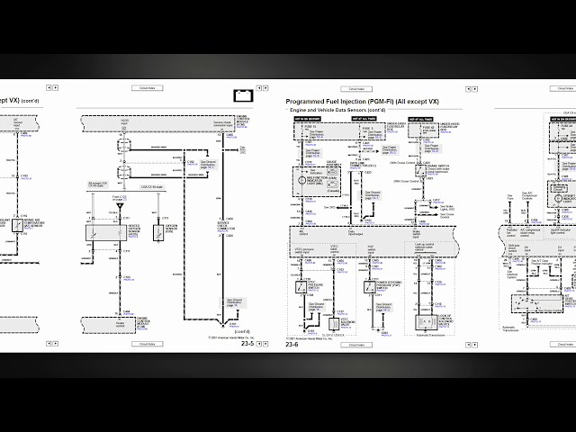 Honda Wiring Diagrams to 1995 - YouTube