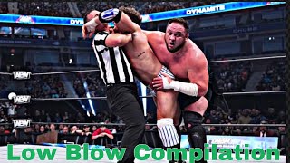 ▶️Aew Low Blow Compilation◀️