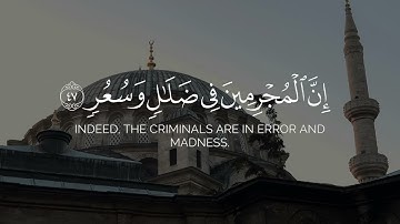 سيهزم الجمع ويولون الدبر | سورة القمر | القارئ صلاح الباجي