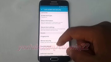 Android Lollipop : How to Enable or disable Android Device Manager on Samsung Galaxy S6