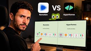 Remotion vs Hyperframes: 1 prompt do Fable 5, qual faz melhor?