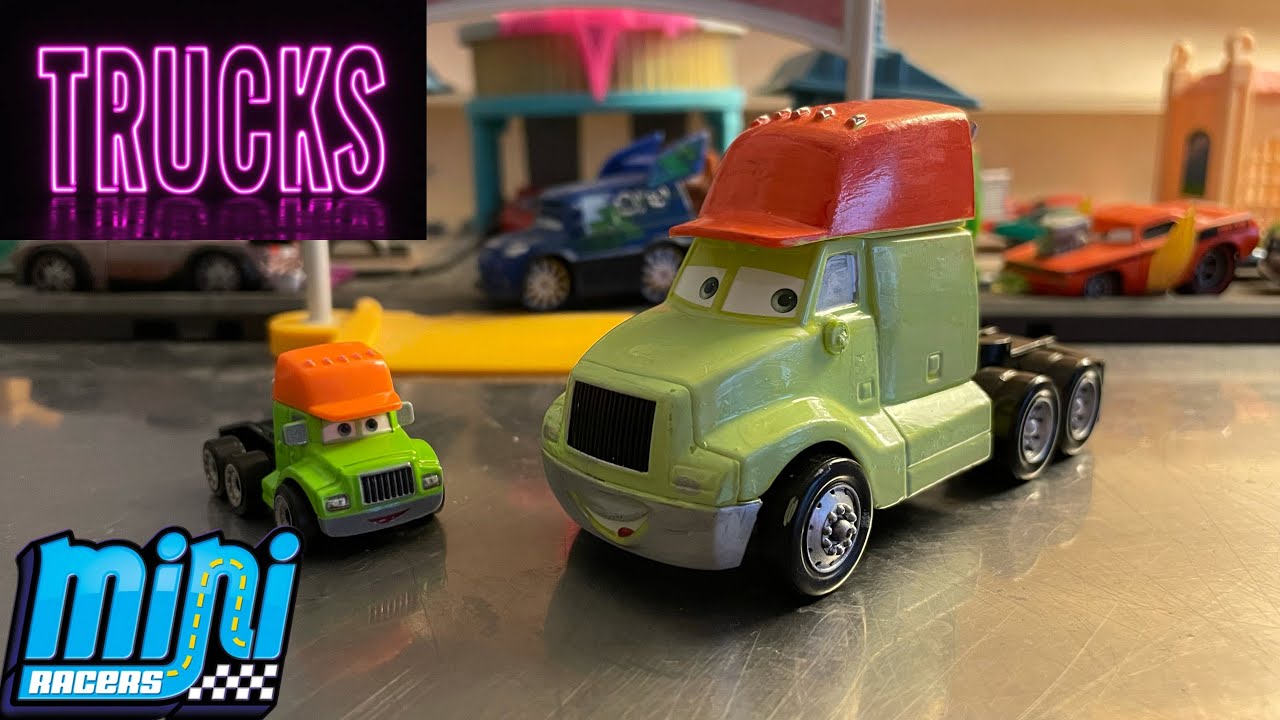 Mattel Disney/Pixar Cars on the Road Mini Racer and Custom Gary (Custom