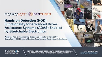 Forciot Oy & Gentherm | HOD functionality for  ADAS  enabled by stretchable electronics