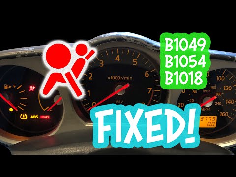 NISSAN/INFINITI AIR BAG LIGHT FIX (B1049, B1054, and B1018)